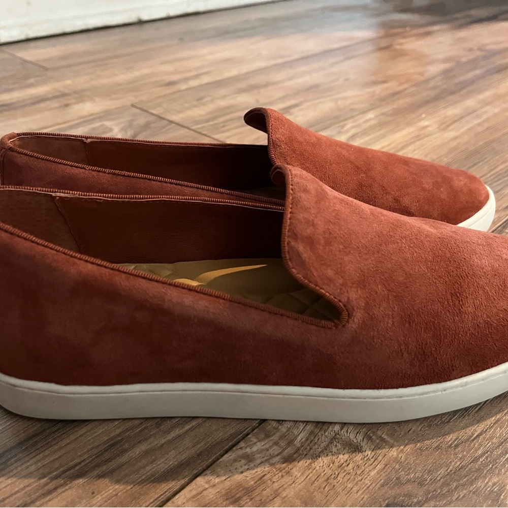 Birdies Terracotta Suede Flats